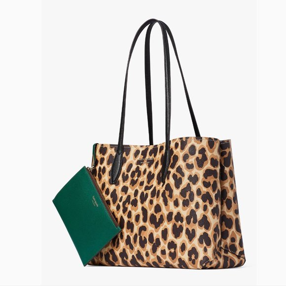 Kate Spade  Leopard Large Tote - Picture 2 of 11